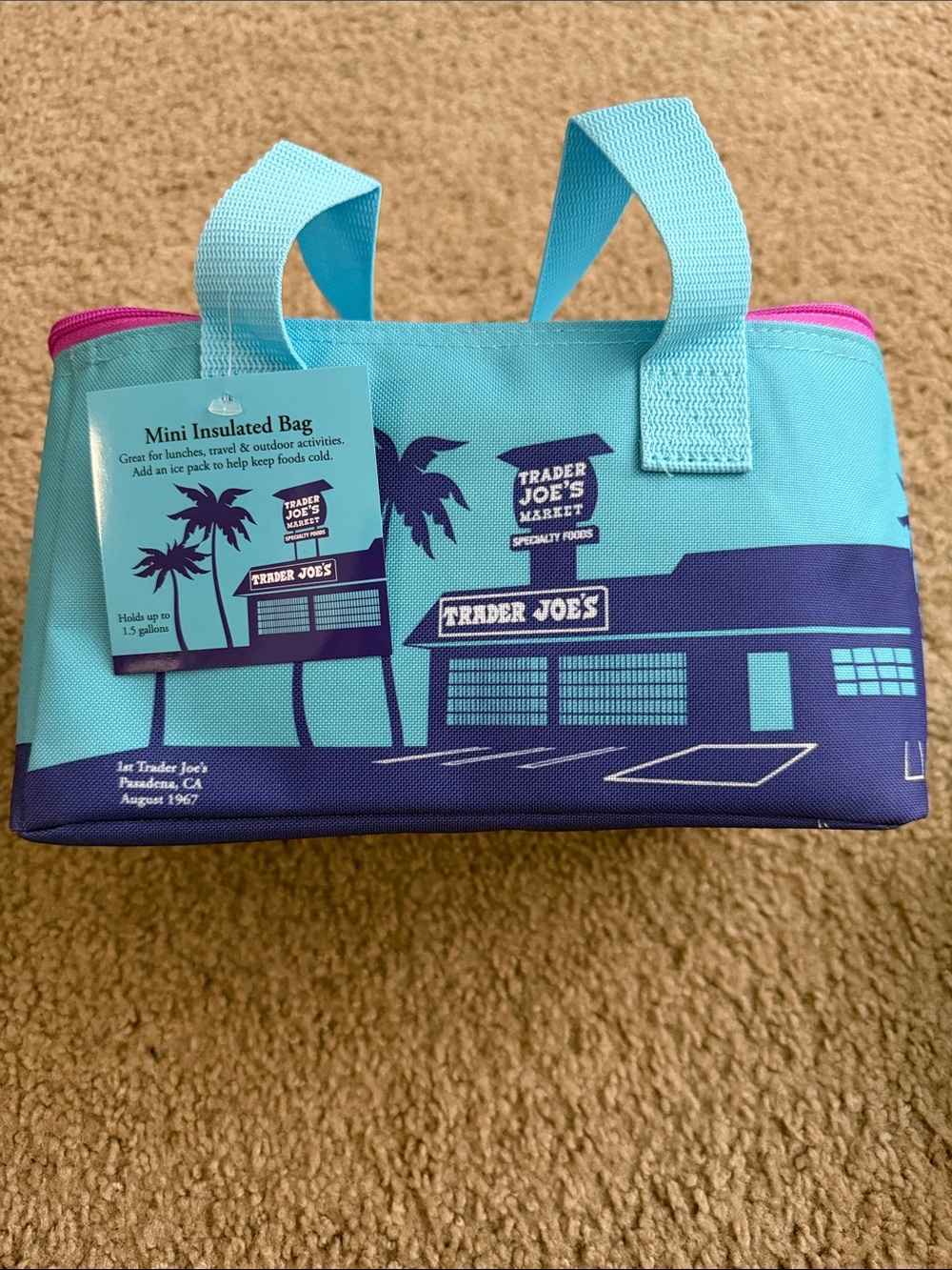 Mini Insulated Bag - Light Blue
